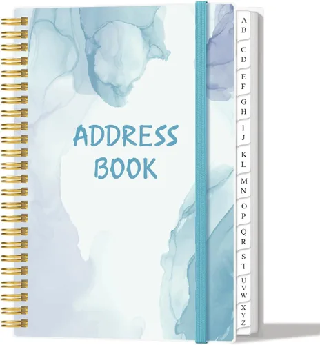 Vista 17 de Libreta de direcciones con pestañas alfabéticas - Teléfono A5 y libreta de direcciones con contactos de direcciones, fecha especial, teléfono