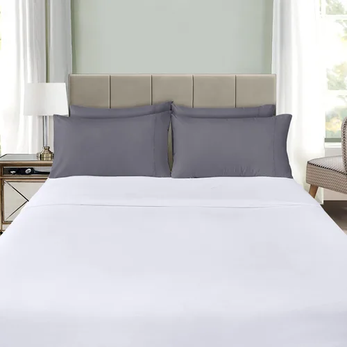 Vista 7 de Utopia Bedding Fundas de almohada estándar – Paquete de 4 – Cierre de sobre – Tela de microfibra cepillada suave – Fundas de almohada resistentes al