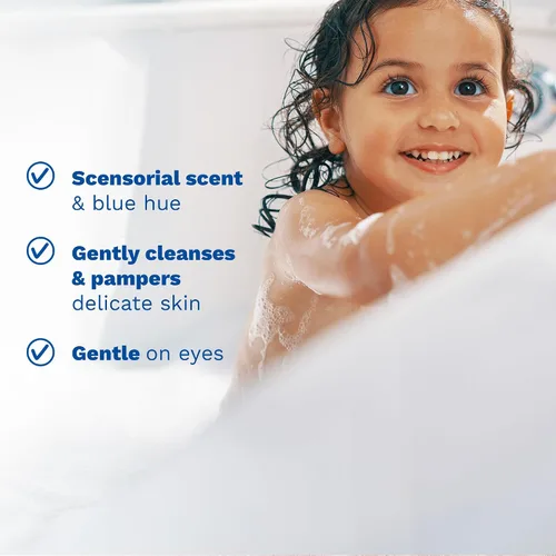 Vista 6 de Mustela Baño de burbujas multisensorial para bebés con aguacate natural, fórmula biodegradable, 6.76 onzas, el embalaje puede variar