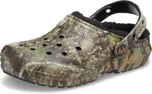 Vista 8 de Crocs Zuecos clásicos unisex con forro Realtree para niños Multi Apx