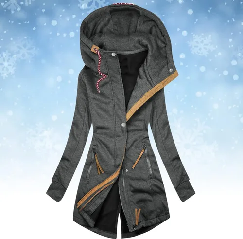 Vista 2 de SNKSDGM Chaqueta con capucha para mujer, con estampado floral, con cordón y cordón Bobycon, delgada, ligera, sudadera con capucha y talla grande