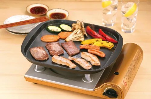 Vista 3 de Iwatani yakiniku Steak Grill Pan cb-p-pnaf
