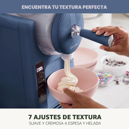 Vista 9 de GreenPan Frost, máquina para hacer helados y máquina para hacer slushies, helado suave, sorbete, margaritas, batidos, yogur helado, sin necesidad