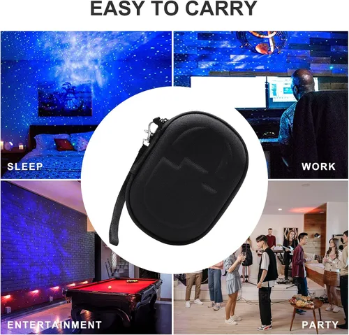 Vista 8 de XANAD Funda rígida para altavoz Bluetooth portátil JBL Clip 4 o Clip 5, bolsa de transporte protectora de viaje Gris