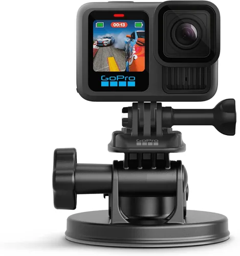 Vista 4 de Soporte de ventosa para GoPro (soporte oficial GoPro), Negro