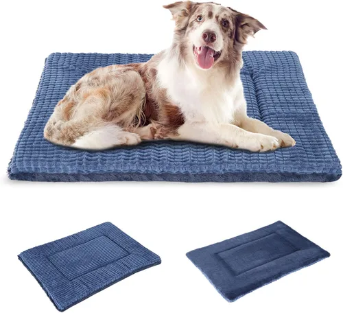 Vista 22 de BVAGSS Almohadilla Reversible para Jaula de Perro, Colchoneta de Cama para Mascotas de Espuma Viscoelástica, Colchón Suave y Cálido Lavable a