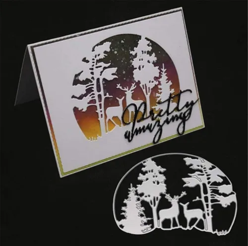 Vista 35 de Troqueles de corte de metal, plantilla de grabado en relieve, plantilla para álbumes de recortes, molde para hacer tarjetas, álbum de fotos