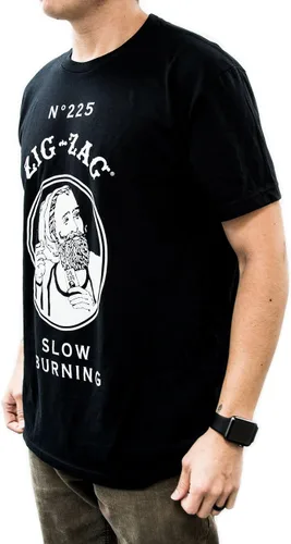 Vista 2 de ZIG-ZAG Camiseta Vintage Classic - Negro