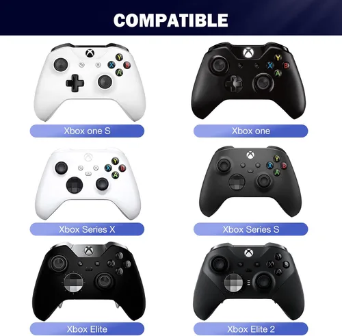 Vista 2 de MoKo RGB Backlight Keyboard for Xbox One Controller, Xbox Series XS, Wireless Chatpad Keypad w 2.4G Receiver, Xbox Accessories for Xbox One SElite