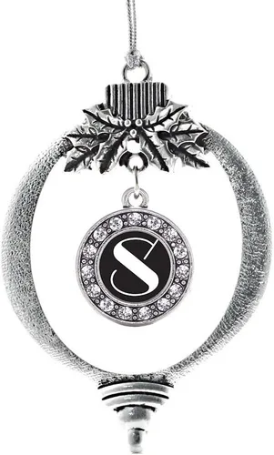 Vista 278 de Inspired Silver - Adorno de cromosoma 21 con dije de círculo de plata con joyas de circonita cúbica