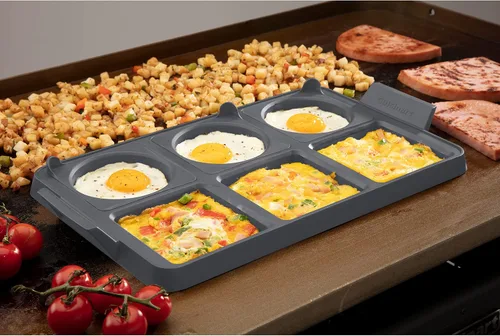Vista 3 de Cuisinart CGR-600 Bandeja de 7 piezas para anillos de huevo
