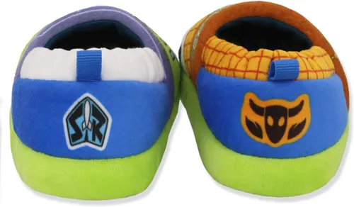 Vista 4 de Disney Toy Story Woody Buzz - Pantuflas acampanadas para niños pequeños