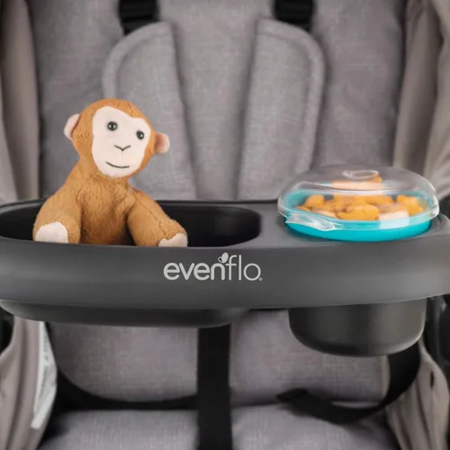 Vista 3 de Evenflo Bandeja de aperitivos para cochecito infantil con taza de aperitivos