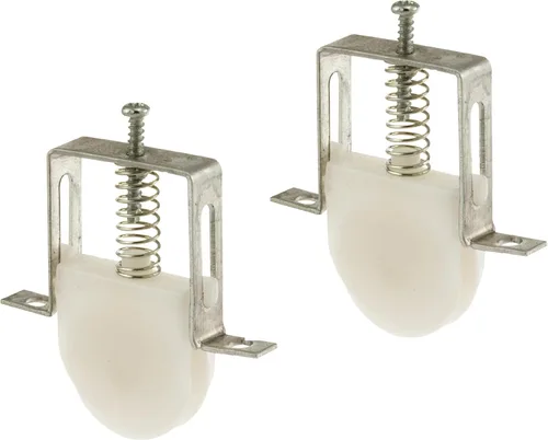 Vista 5 de Rodillo de puerta corrediza con rueda de nailon de 1 pulgada, compatible con puertas corredizas de mosquitera Columbia, rodillos de repuesto para un