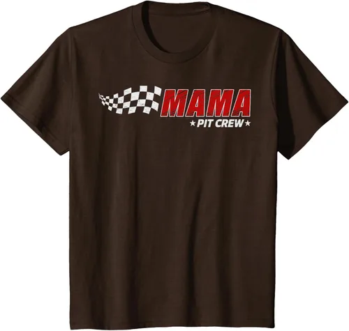 Vista 50 de Mama Pit Crew Race Car Birthday Family Matching Pit Crew Camiseta