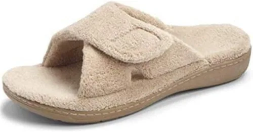 Vista 26 de Vionic Sandalias de descanso Tropez para mujer con hebilla ajustable y soporte de arco ortopédico oculto Negro Premium