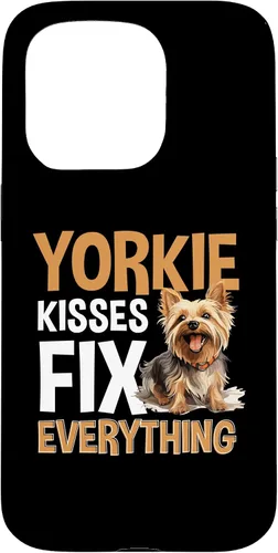 Vista 14 de Funda para iPhone 13 Pro Max Yorkshire Terrier Dog Yorkie - Yorkie kisses arreglar todo