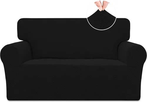 Vista 23 de Easy-Going Funda de sofá reclinable de jacquard elástico, suave de 4 piezas, con lazo elástico, protector de muebles lavable para niños, mascotas