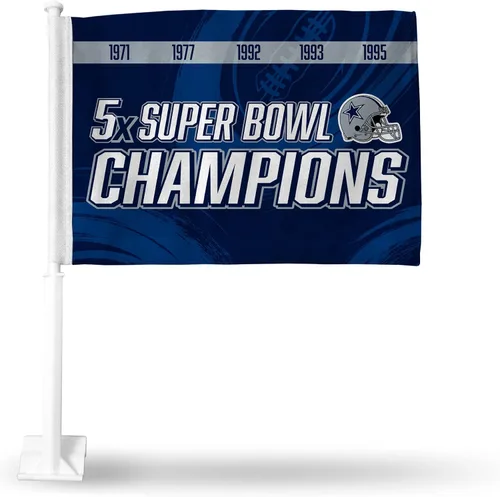 Vista 21 de Rico Industries NFL - Bandera de coche de doble cara, accesorio para coche