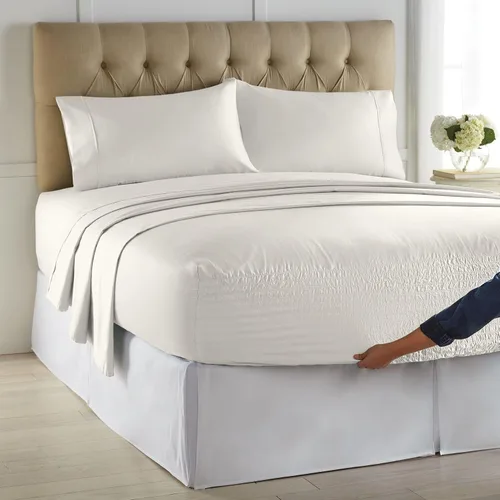 Vista 14 de BrylaneHome Bed Tite - Juego de sábanas de microfibra, tamaño individual, diseño floral azul