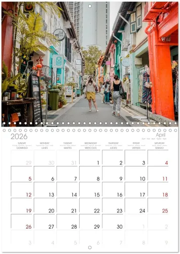 Vista 8 de Singapur - Ciudades modernas y naturaleza intacta. (calendario mensual de pared 2024 11.7 x 16.5 pulgadas (abierto), calendario de 14 meses CALVENDO