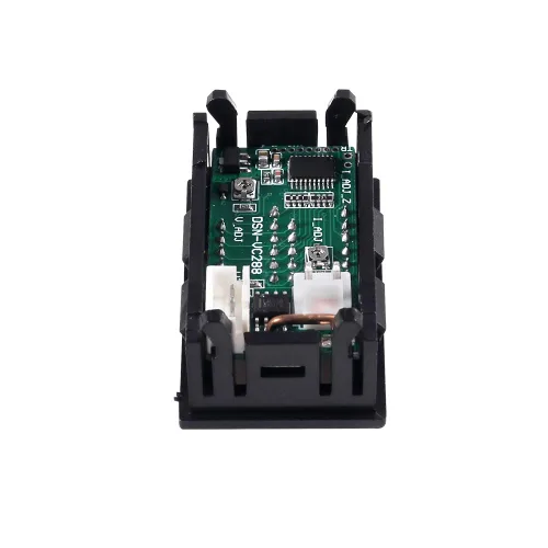 Vista 7 de ACEIRMC 10 amperímetros LED de 0.28 pulgadas, multímetro digital rojo y azul, probador de corriente de voltaje, detector de corriente continua
