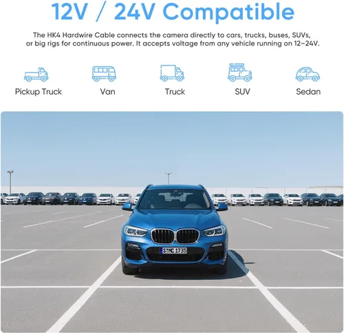 Vista 7 de Cable de conexión directa VIOFO HK4 Acc, Cable USB-C de conexión directa para serie A329/serie A229/A119Mini2/A139Pro/WM1/T130 Dash Cam, Protección