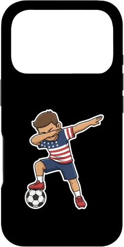 Vista 30 de Dab, Patriotic American Flag Player Case for iPhone 17