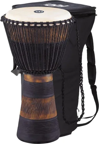 Vista 8 de Meinl Percussion ADJ2-M+BAG Cuerda de estilo africano afinada de madera de 10 pulgadas con bolsa, color marrón