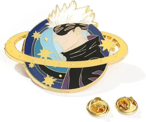 Vista 3 de Anime Enamel Pins - Cartoon Character Figure Cosplay Lapel Pin Metal Brooches Badges Gifts for Fans