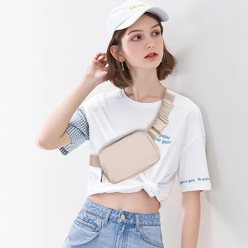 Vista 2 de Riñonera Gitus, Beige, Talla única