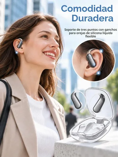 Vista 5 de NE38 AI Traducción Auriculares en tiempo real 165 idiomas Traductor