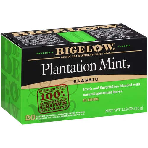 Vista 2 de Bigelow Tea Perfectly Mint - Té negro (paquete de 6) y té de hierbas Medley de menta (paquete de 6)
