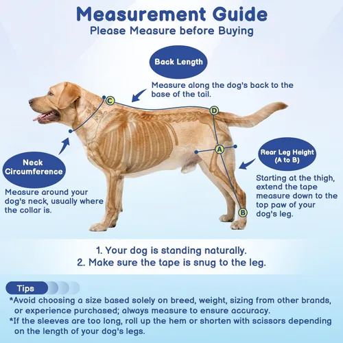 Vista 3 de BARKLESS Manga de pierna trasera para un solo perro para dejar de lamer, traje de recuperación transpirable para perro macho hembra para poscirugía