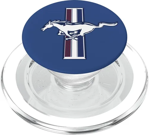 Vista 8 de Ford Mustang Logo PopSockets - Agarre y soporte para teléfonos y tabletas, Negro