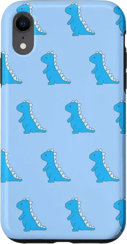 Vista 25 de Dinosaur T Rex Phone Case Cute Blue Cartoon Pattern Case for iPhone 17
