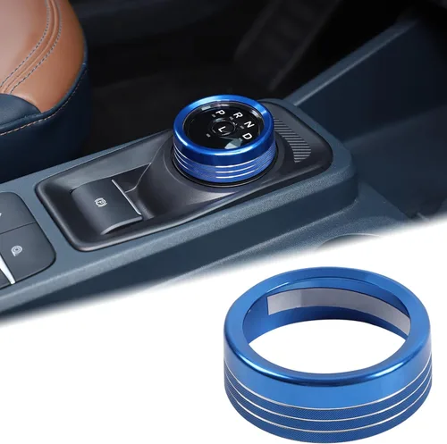 Vista 10 de Cubierta de anillo de botón de palanca de cambios de automóvil compatible con Ford Maverick 2022-2024, cubierta de anillo para palanca de cambios