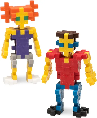 Vista 9 de Plus Plus Juego de 240 piezas básicas de mezcla de tubos y placa base, mini bloques de construcción entrelazados, juguetes de tallo para niños