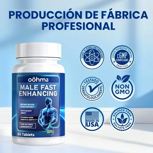 Vista 3 de Nuevo suplemento masculino para mejorar, diseñado para ser de acción rápida para que el flujo sanguíneo gane longitud y circunferencia +