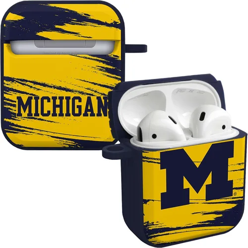 Vista 10 de Michigan Wolverines HDX - Funda compatible con Apple AirPods Gen 1 y 2 (clásico)