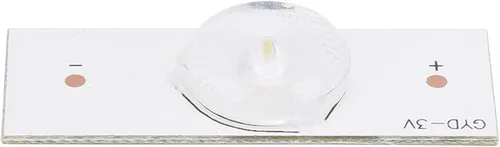 Vista 5 de 50 bombillas LED, lente LED SMD de 3 V, cuentas de lámpara de tablero con lente de fibra de vidrio para reparación de TV LED de 32 a 65 pulgadas