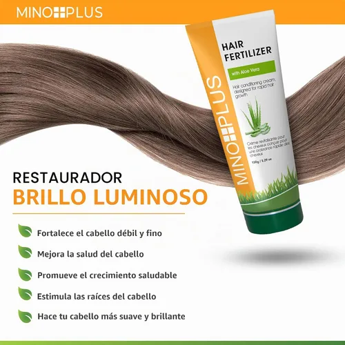 Vista 5 de Fertilizante orgánico para el cabello 5.29 oz - Formulado para prevenir la pérdida de cabello, con aceite de zanahoria