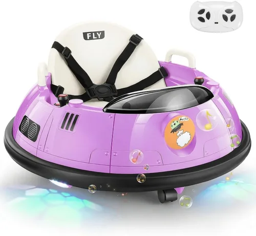 Vista 8 de Hikole Coche de parachoques eléctrico de 12 V para niños a partir de 1.5 Azul