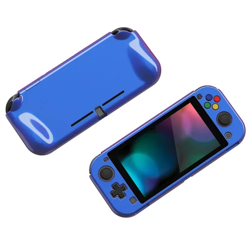 Vista 17 de PlayVital ZealProtect Protective Case for Nintendo Switch Lite, Ergomomic Grip Hard Cover - Durable Shock-absorbent Shock-Absorption Anti-Scratch