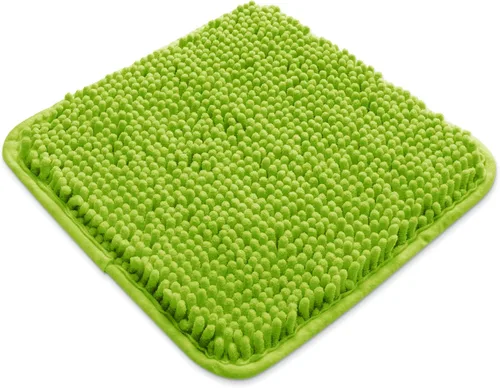Vista 66 de Yeaban Alfombra de pasillo de baño de 24 x 72 pulgadas, antideslizante, alfombra de baño larga de felpilla gruesa, absorbente y lavable, alfombra