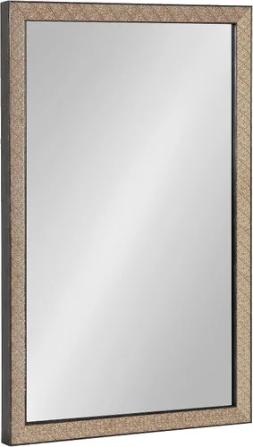 Vista 10 de Kate and Laurel Soniva - Espejo de pared rectangular tradicional, 18 x 24 pulgadas, dorado, espejo rectangular con marco global para uso como espejo