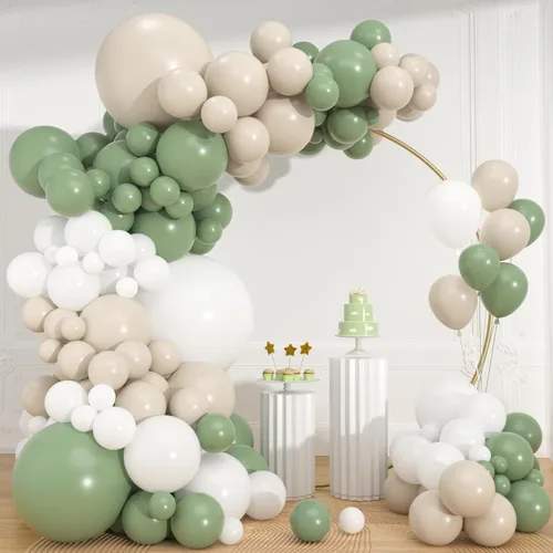 Vista 12 de Kit de arco de guirnalda de globos negros y dorados, 18, 12, 10, 5 pulgadas, globos de látex de confeti dorado metálico negro para decoraciones