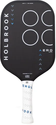 Vista 13 de Holbrook Paleta de pickleball sin bordes de la serie Aero: Aprobado por USAPA, superficie de fibra de carbono, núcleo de polipropileno de espuma