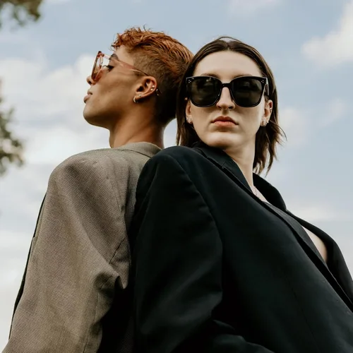 Vista 8 de TIJN Polarized Sunglasses Women Men Oversized,UV Protection Sun Glasses Trendy Style,Large Square Shades,Big Frame Shady Rays