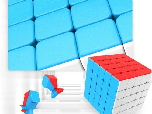 Vista 2 de Cubo mágico MoYu MeiLong de 5 x 5 pulgadas, sin calcomanías, 5 x 5 x 5